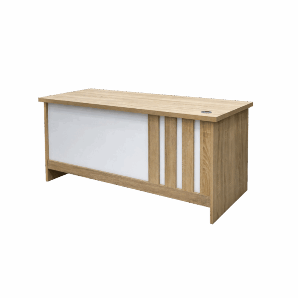 479164 (42) Bureau K082-1400T – 1m40 avec 3 Tiroirs