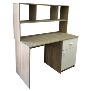 Bureau Enfant HOMESTYLE Smile – 1m20 avec Huche et Rangement