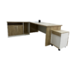479164 (48) Ensemble Bureau Odesk Alpha 1M80 avec Retour, Bahut et Caisson