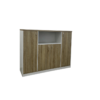 479164 (49) Ensemble Bureau Odesk Alpha 1M80 avec Retour, Bahut et Caisson