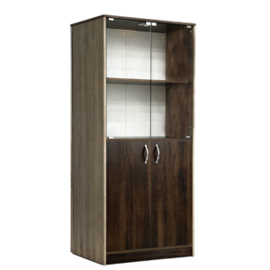 Armoire Semi-Vitrée Odesk ODA1730SV en Bois Mélaminé