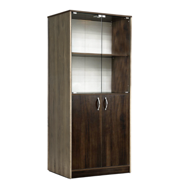 ODA1730SV Armoire Semi-Vitrée Odesk ODA1730SV en Bois Mélaminé